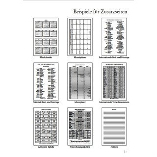 paperblanks 12-Monatskalender 2026 flexi horizontaler Wochenberblick