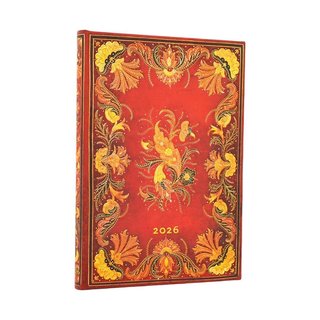 paperblanks 12-Monatskalender 2026 vertikaler Wochenberblick Midi Fiammetta