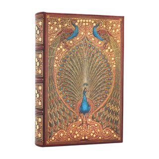 paperblanks 12-Monatskalender 2026 Tagesberblick Mini Hafiz Pfauen