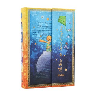 paperblanks 12-Monatskalender 2026 Tagesberblick Mini Saint-Exupry, Der kleine Prinz