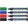Boardmarker Maxx 290, nachfllbar 4er Etui, schwarz, blau, rot, grn