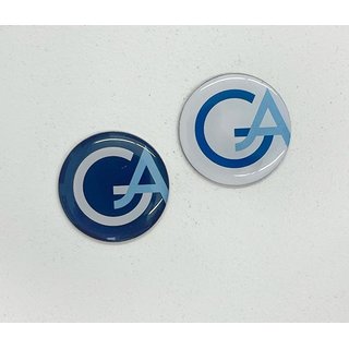 Pin mit Unilogo mit Magnet **Warnhinweis beachten**