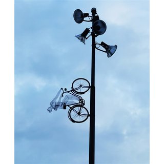 Campus Card Göttingen Laterne mit Fahrrad