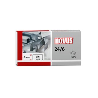 Heftklammern Novus (1.000 Stck) 24/6