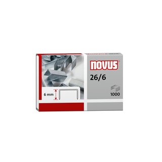Heftklammern Novus (1.000 Stck) 26/6