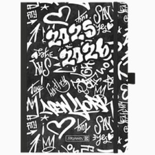 Schlerkalender 2025-2026 A5 Softcover Karton-Umschlag Graffiti