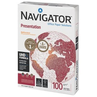 Kopierpapier Presentation, A4, 100g/m, 500 Blatt, wei NAVIGATOR